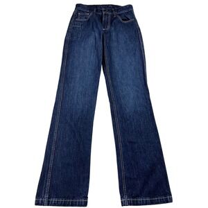 Kimes Ranch Dillon Mens Jeans 29x35 Dark Wash Made USA Cotton Wide Boot Leg